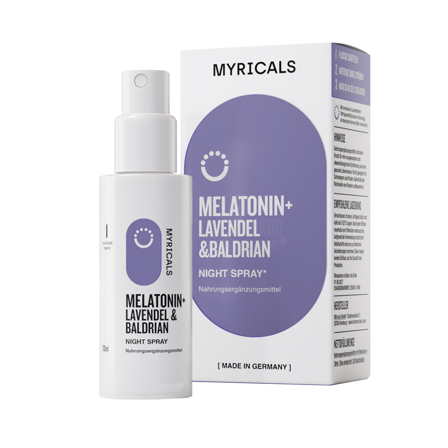 Noćni sprej - Melatonin + Lavanda + Baldrian 30ml